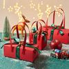 Bowknot Christmas Gifts Bag Paper Gifts Wrap Handbag Classic Christmas Candy Gift Box Xmas