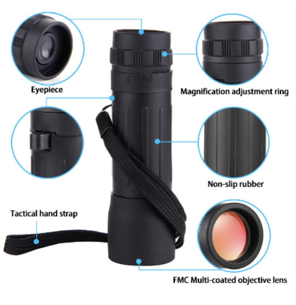 8x21mm Pocket Compact Monocular Telescope Handy Scope Portable Hunting Camping Compact Telescope