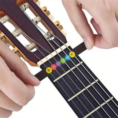 1 Set of Beginner Instrument Label Stickers, Guitar Scale Stickers, Fingerboard Stickers, Folk Guitar Scale Paper