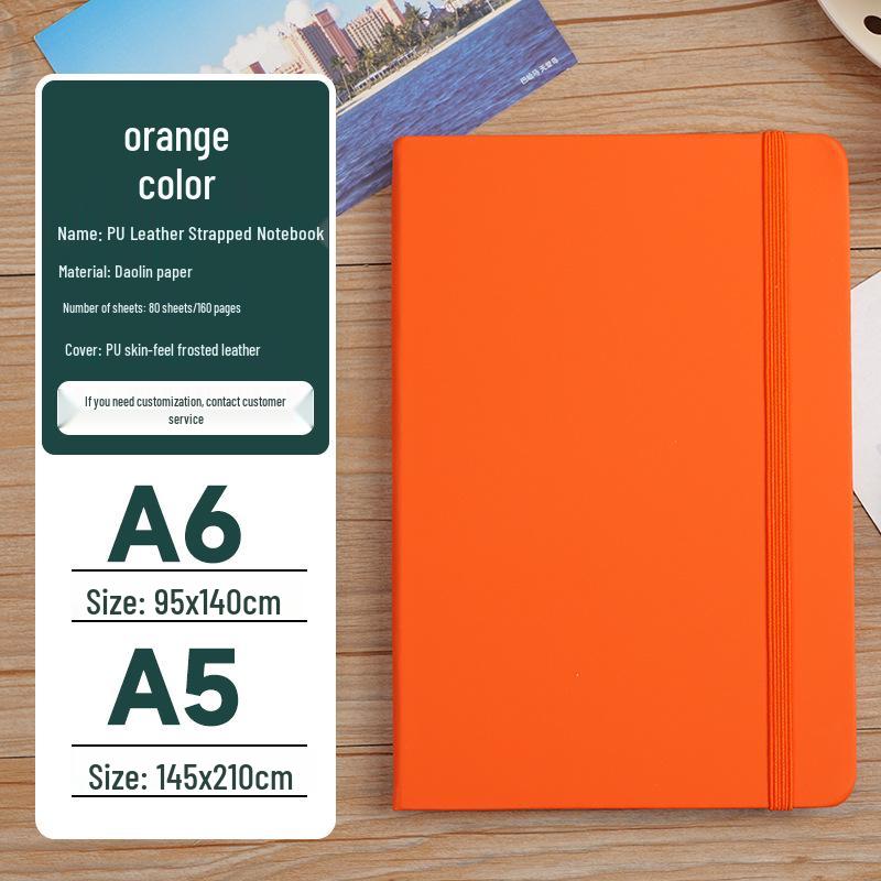 

Customizable Leather Business Notebook with Logo A6/80 Sheets-95*140mm