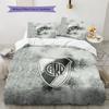 Club Atletico River Plate2 Pattern Bedding Quilt Set  Home Decoration  Gift (1 * Duvet Cover + 2 * Pillowcase  Without Core)