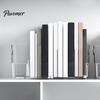 Home Office Document Tray Sliding Action Bookend, Clear Book Stopper, Space Saving Organizer for Desktop Acrylic And Bookshelf Storage, Transparent
