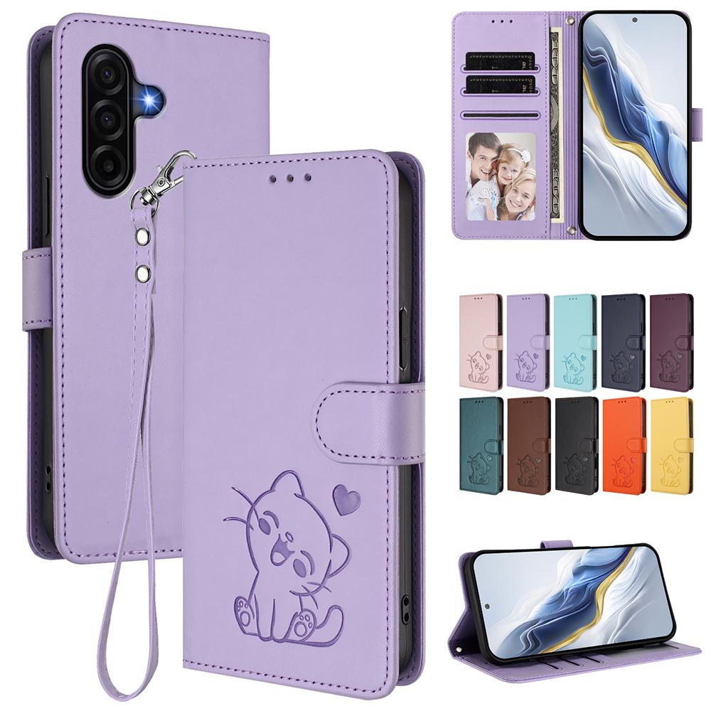 Stylish Leather Phone Case For Samsung Galaxy S20 FE Ultra S10 S10E S9 S8 Plus S7 Edge A6 A7 A750 A8 Card Slot Wallet Cover