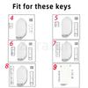 Transparent Tpu Car Smart Remote Car Key Case Cover Shell Fob For  Kia Carnival Ev9 Picanto Key Box Lid Gt Line Accessories