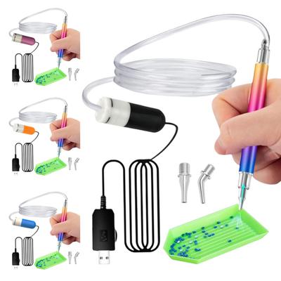 Mumsuz Elmas Sanatı Kalemi Elektrikli Elmas Sanatı Kalemi USB ile Çalışan Elmas Yerleştirme Vakumlu Kalem Kendin Yap Elmas Sanatı El Sanatları için