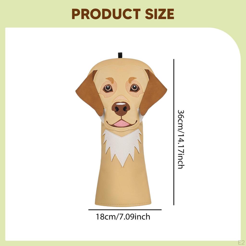 Dog Shaped Golf Club Head Cover for Wood Practical Headcover