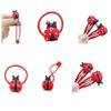 Sweet Red Ladybird Shape Hairpin/ Hair Rope Elegant Hair Clip for Girl Halloween