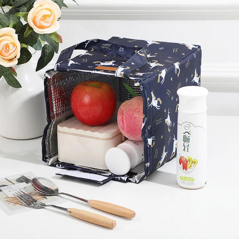 Mode isolierte Lunch-Taschen für Männer Frauen Frühstück Box Organizer wasserdicht Camping Essen Getränk Kühltasche Picknick Reise