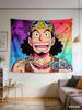 One Piece Anime Decor Tapestry Usopp Themed Wall Hanging Decorative Wall Cloth For Living Room Bedroom Dorm Room Decor