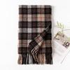 Autumn and Winter Scarf New Imitation Cashmere Plaid Scarf for Male and Female Students Couple Warm Scarf Shawl Gift Scarf for Women