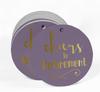 Inkdotpot Pack Of 100 Real Gold Foil Paper Tags Cheers To Retirement Favor Hang