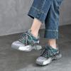 Recommended Small Thick-soled Leather Dad Shoes Women's Sports and Leisure Single Shoes Color Matching Spring New Models