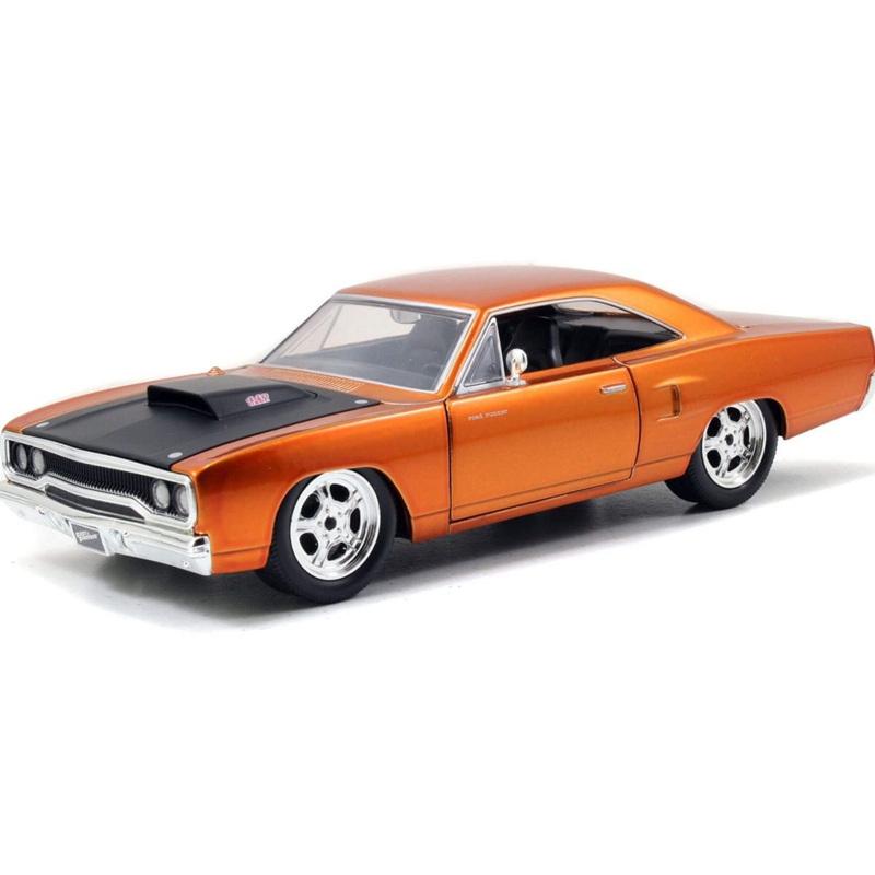 1/24 Plymouths Road Runner Alloy Sports Car Model Diecasts Metal Muscle Track Racing Car Vehicles Model Simitation Kids Toy Gift