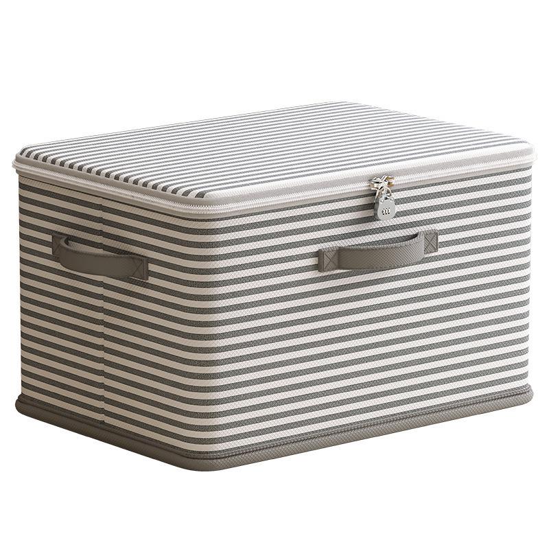 Large Foldable Storage Box with Lock for Clothes and Toys