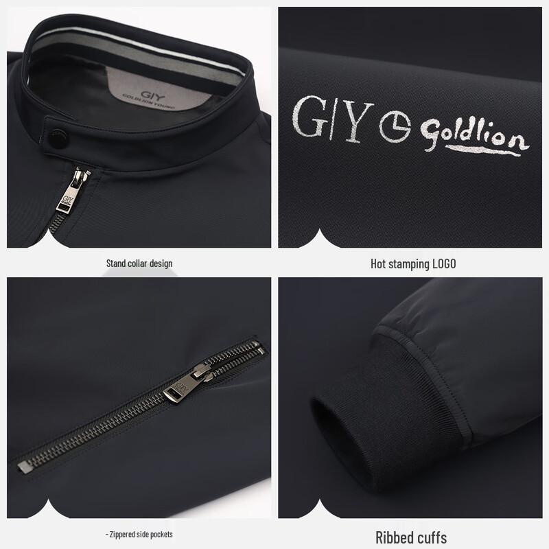 Goldlion Men's Autumn/Winter Stand-Collar Jacket