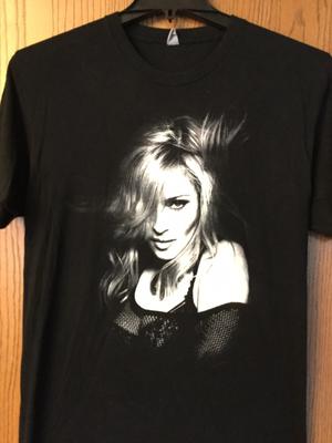 Madonna. Shirt. Black. L
