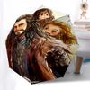 1pc Outdoor Umbrella with Thorin Oakenshield Design - Automatic Opening/Closing, Portable Tri-Fold Design, 8-Rib Iron Frame - Perfect Gift for Fa