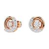 Swarovski Dextera Hollow Semi-Set Design Cubic Zirconia Imitation Crystal Stud Earrings Women Earrings Gold 5692258