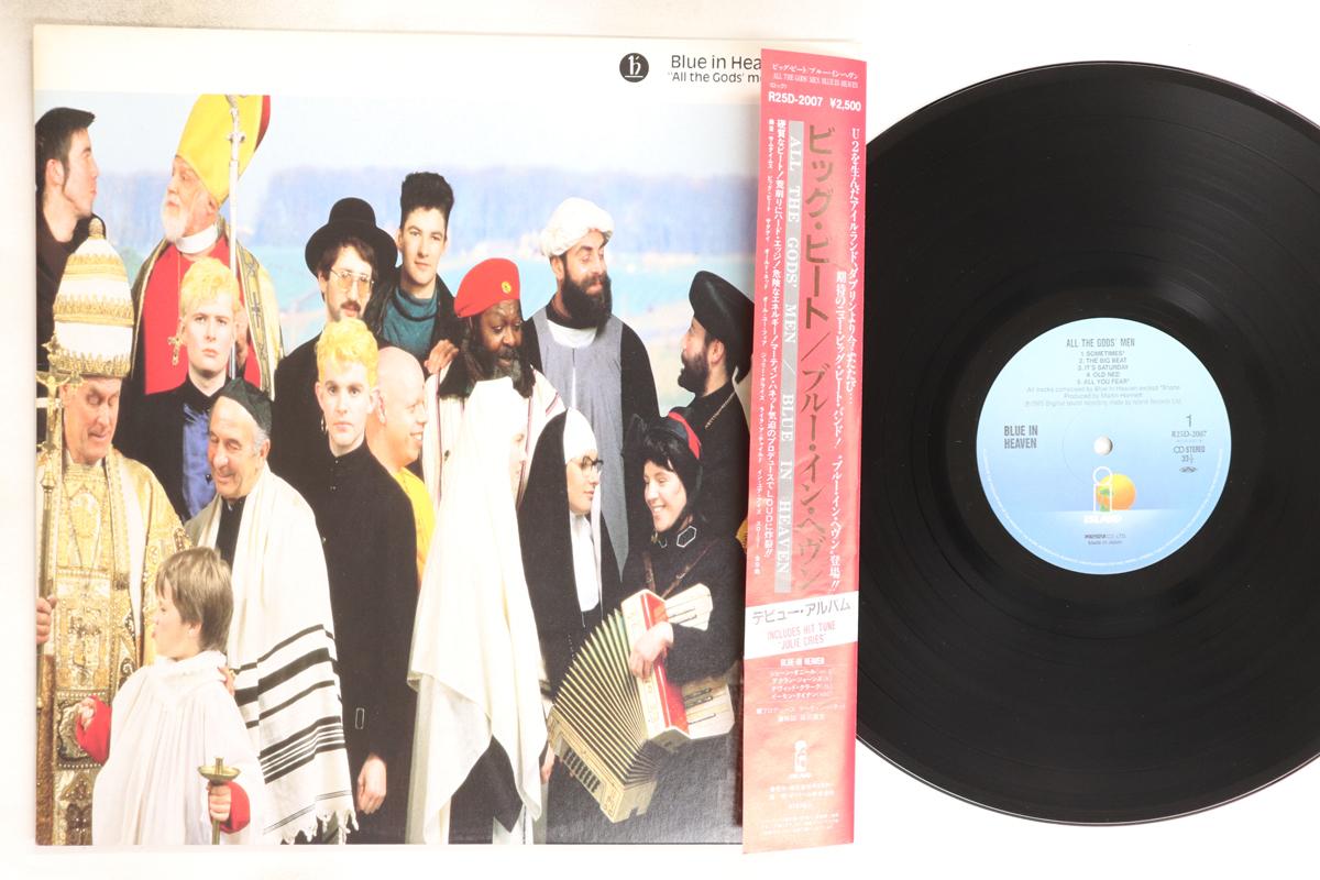 

LP Пластинка BLUE IN HEAVEN - All The Gods Men R25D2007 ISLAND 1985 Япония Оби Рок Б/У