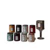 Luxury Embossed Glass Scented Candle Set for Home & Bedroom - Medium Size, Smokeless Soy Wax