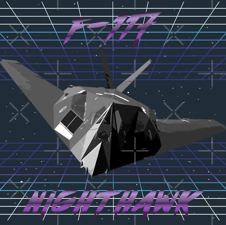 

F117 Nighthawk Stealth Attack Aircraft Fighter TShirt 100 Cotton ONeck Short Sleeve Summer Casual Mens Tshirt Streetwear 4XL