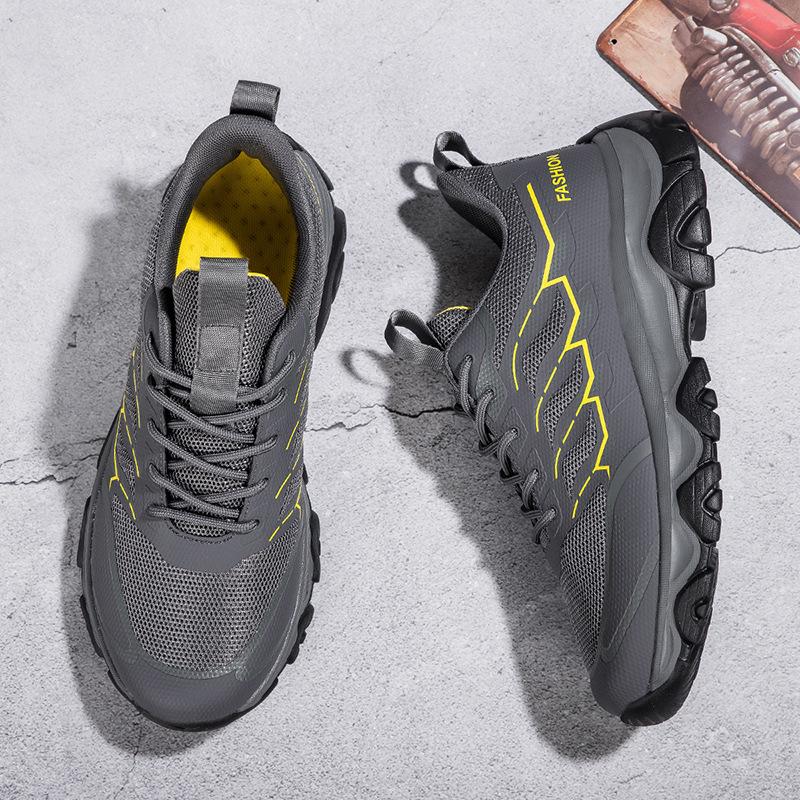 Outdoor hiking shoes for men and women, wear-resistant and non-slip mesh, breathable and lightweight hiking, off-road men's sports shoes