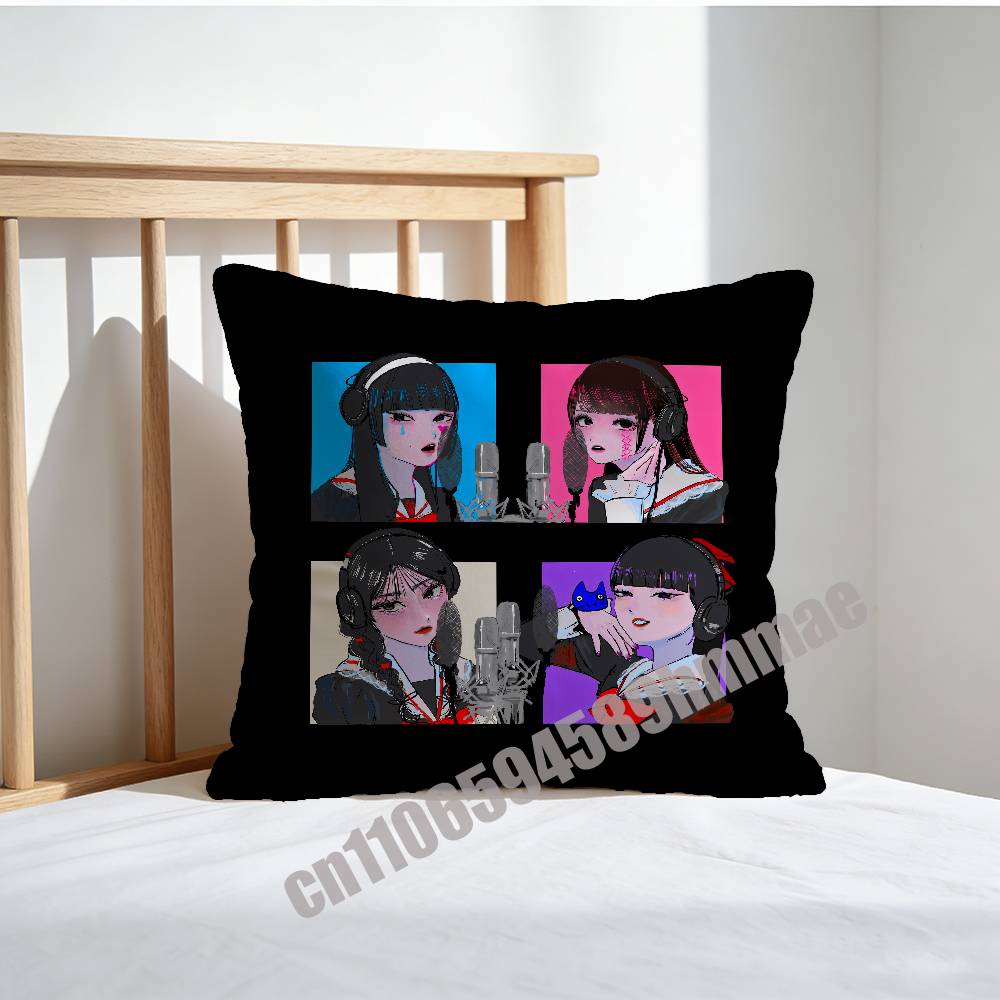 For P-Phantom Siita M-Miu M-Mona R-Rinka H-Hisui Throw Pillow Case Sham 45X45Cm 35X35Cm Square Home Pillowcase Cushion Cover