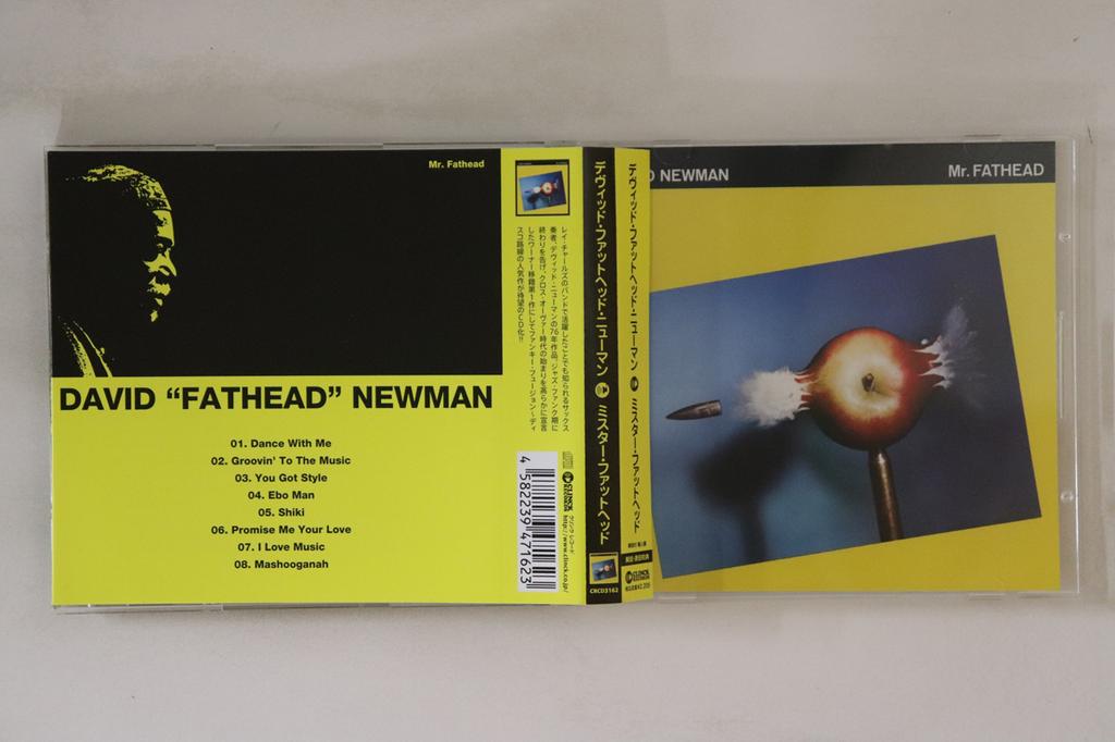 CD DAVID FATHEAD NEWMAN - Mr.fathead CRCD3162 CLINCK RECORDS 2010 Japan Obi Jazz Used