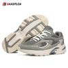 Men's Running Shoes Leather + Mesh Breathable Non-Slip Men's Outdoor Wear Sports Lightweight Running Basketball Shoes