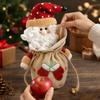 Christmas Gift Bag with Design for Holiday Treats and Party Favors