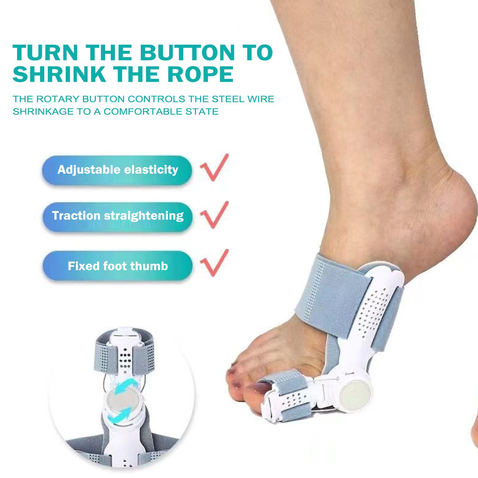 

Knob-type Thumb Valgus Improvement And Correctionartifact Separated Toe Corrector Adult Unisex Orthopedic One Size белый