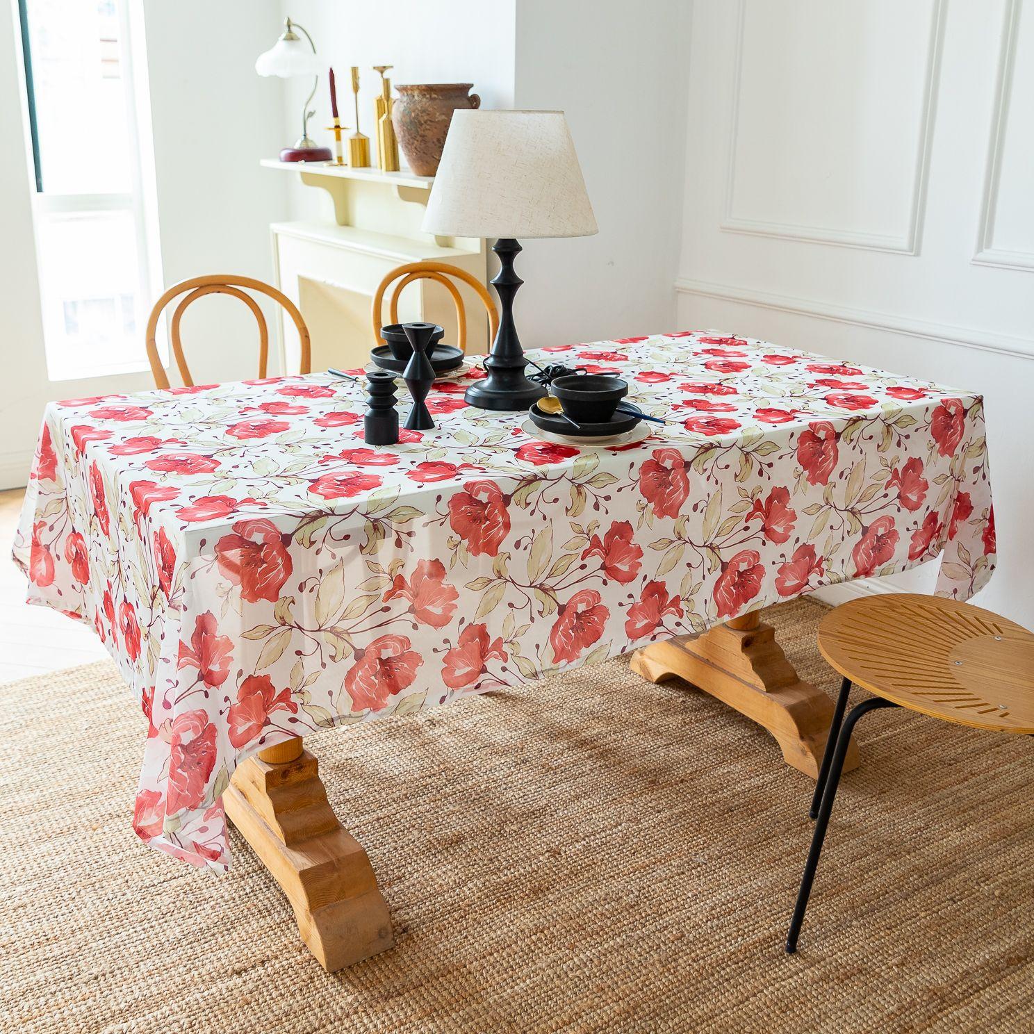 

Милая скатерть для обеденного стола с изображением животных, маленький свежий коврик для стола для школьников, напечатанная скатерть, милая кружевная скатерть с изображением животных 60*60cm