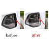 Exterior Front Fog Light Strip Cover For Hyundai Santa Fe 19- Chrome Silver