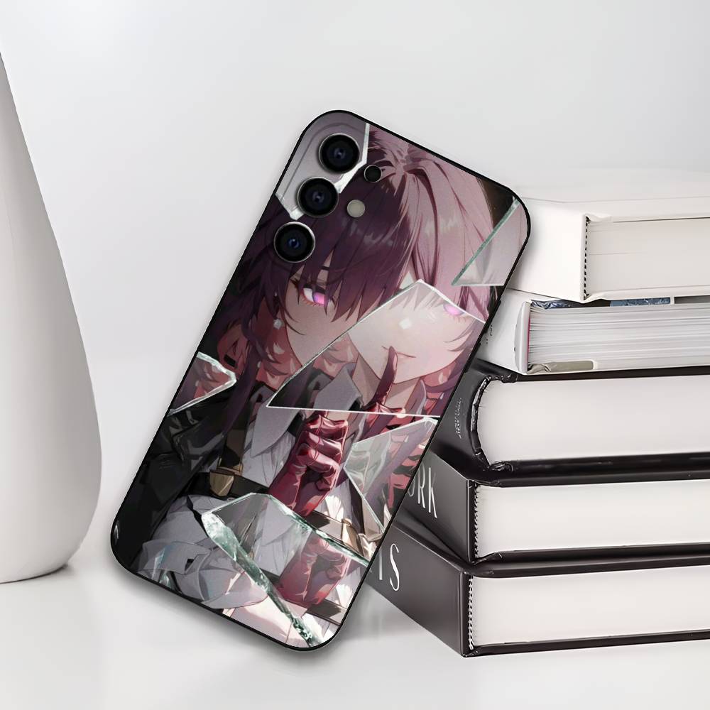 Kafka H-Honkai S-Star R-Rail Phone Case For Samsung S25,S24,S21,S22,S23,S30,Ultra,S20,Plus,Soft Silicone Black Cover