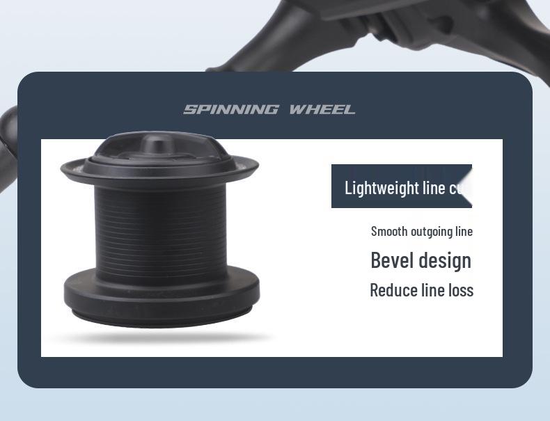 Gapless Long Cast Slow Drop Spinning Reel for Sea Fishing