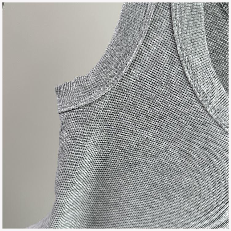 Anti-Armpit-Fat Cami Tank Top Ribbed Slim Fit Inner Wear For Suits Versatile Everyday Stretchy Slim Base Layer Soft Fabric Inner And Outer Wear Top