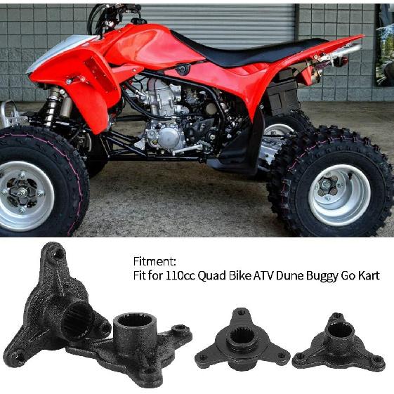 Achsnabe, 78mm 23Zähne Verzahnung 3 Loch Hinterrad Achsnabe Passend für ATV507 ATV516F ATV517F ATV Kart