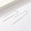 Silver hanging earrings, 925 silver