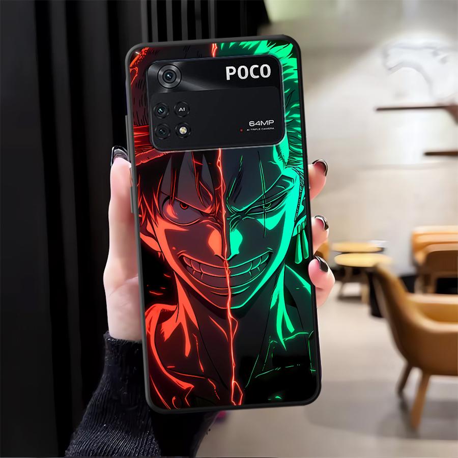

Чехол Luffy из One Piece для Xiaomi Poco C51 F3 F4 F5 M5 C50 C65 M3 M4 Pro X3 X4 X5 Чехол для телефона Funda Poco F5
