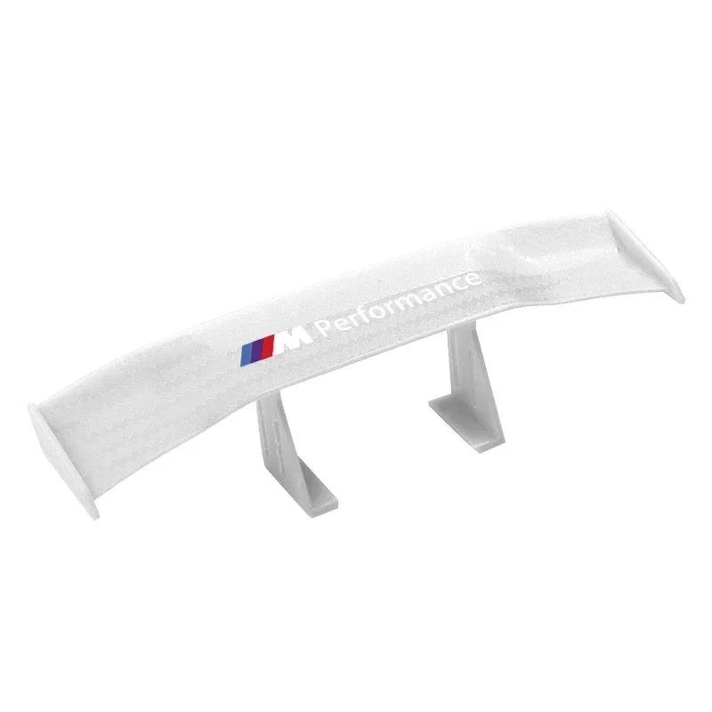 1pcs Carbon Fiber Car Mini Racing Rear Small Wing Spoiler For BMW X3 X5 M5 M3 E46 E90 E60 F10 E39 F30 E36 G30 E87 E70 E91 E30