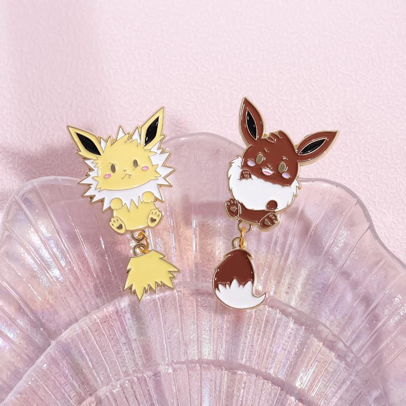 Eyecatching Pet Cute Cartoon Brooch In Alloy With Colorful Finish For Expression Personal