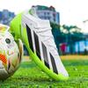 New Men Soccer Shoes Cleats Training Football Boots Sport Boys Long Spikes Outdoor Non Slip Adult Breathable Match Comfortable