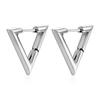 Japan and South Korea popular titanium steel special-shaped earrings accessories ins temperament versatile geometric polygon love stainless steel