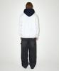 Maha Grid Basic Color Block Hoodie Light Gray(Mg2Efmm421A)