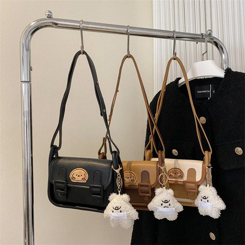 Small Bag For Women Contrasting Color Single Shoulder Crossbody Bag Casual And Versatile British Cambridge Bag Fashionable And Versatile