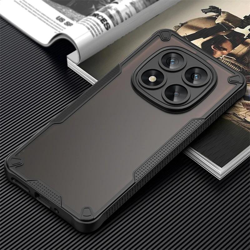 

Hybrid Armor Rugged PC Case For Redmi Note 15 14 Pro Plus 5G Full-pack Camera Shockproof Buffer Airbag Protect Hard Cover Redmi Note14 ProPlus