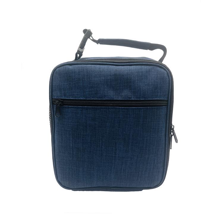 

In Stock: Insulated Oxford Cloth Lunch Bag - Thickened Handbag with Ice Pack темно-синього кольору