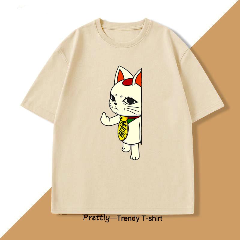 

Футболка Dandadan Turbo Granny Cat, дизайнерская манга, уникальная футболка для косплея Momo Anime, повседневная футболка с коротким рукавом для мужчин, футболки 5XL