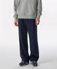 [Cooltandard] One-Pleat Wide Lounge Sweatpants [Navy]