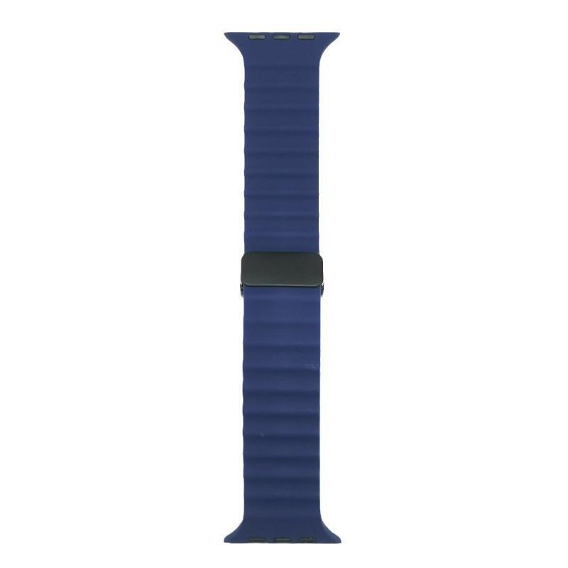 Ocean Strap for Apple Watch S10- Silicone Sport Magnetic Buckle Watch Band for iWatch 10/9/8/7/6/5/4/3/2/1/se/Ultra/Ultra2 49mm 46mm 45mm 41mm 40mm